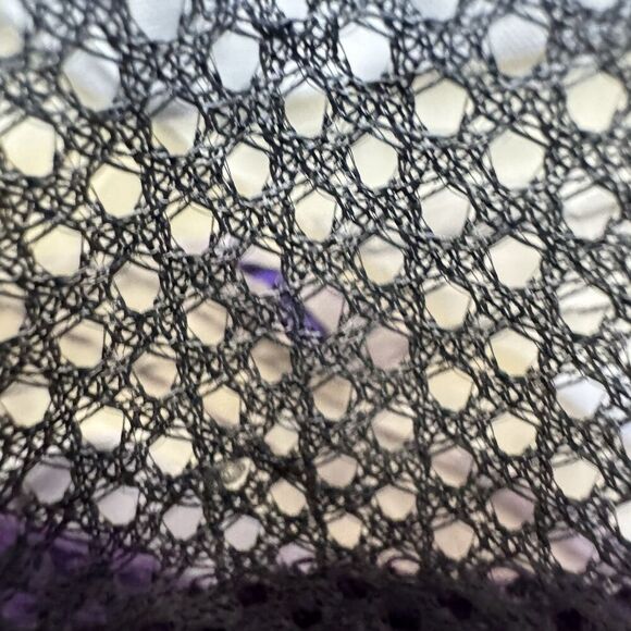 VTG Helly Hansen Men’s Packable Multi-Pocket Black Purple Rain Jacket Sz L - Picture 13 of 13